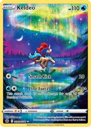 Keldeo GG07 - Holofoil Crown Zenith Galarian Gallery - Ultra Rare