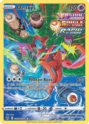 Deoxys GG12/70 - SWSH Crown Zenith Galarian Gallery Holofoil