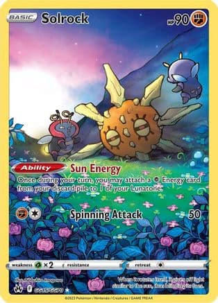 Solrock GG15/70 - SWSH Crown Zenith Galarian Gallery Holofoil