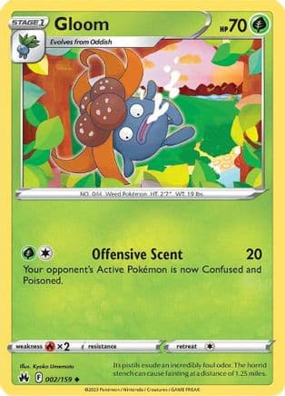Gloom 002/159 - SWSH Crown Zenith