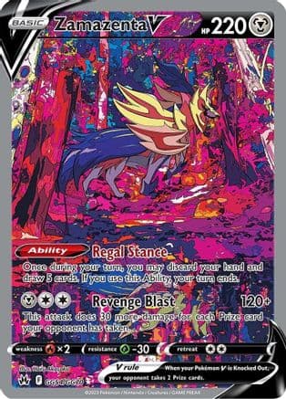 Zamazenta V GG54/70 - SWSH Crown Zenith Galarian Gallery Holofoil