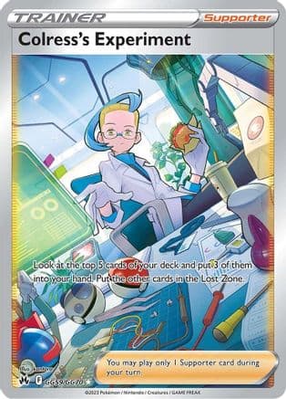 Colress's Experiment GG59/70 - SWSH Crown Zenith Galarian Gallery Holofoil