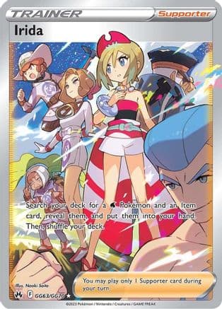 Irida GG63/70 - SWSH Crown Zenith Galarian Gallery Holofoil