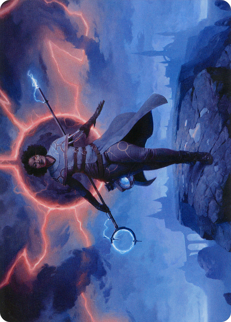 Rona, Herald of Invasion // Rona, Herald of Invasion (AMOM-016) - March of the Machine Art Series (Borderless) Foil