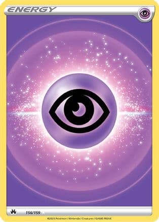 Psychic Energy (Texture Full Art) 156/159 - SWSH Crown Zenith Holofoil