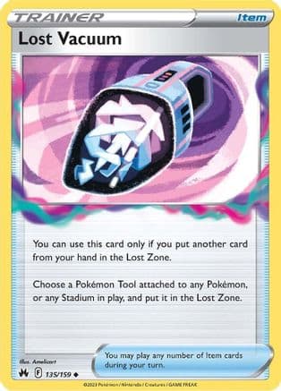 Lost Vacuum 135/159 - SWSH Crown Zenith Reverse Holofoil