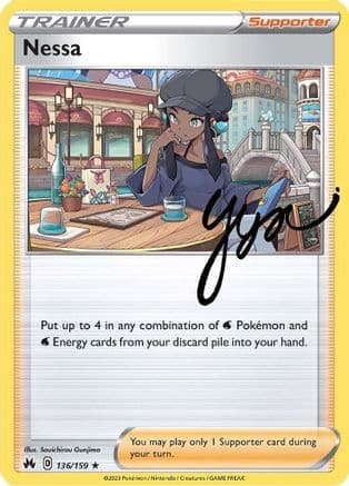 Nessa 136/159 - SWSH Crown Zenith Holofoil