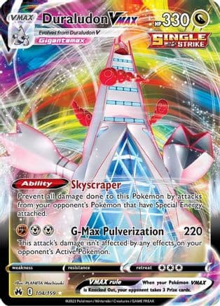 Duraludon VMAX 104/159 - SWSH Crown Zenith Holofoil