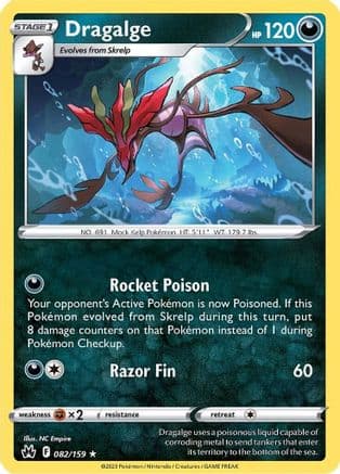 Dragalge 082/159 - SWSH Crown Zenith
