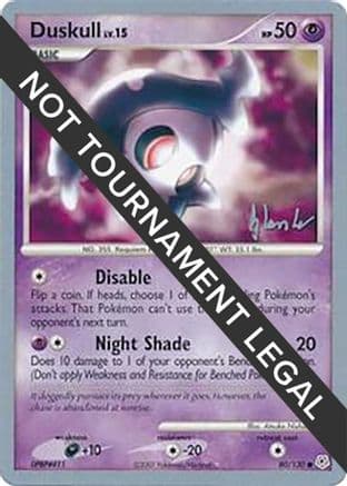 Duskull 2008 (Dylan Lefavour) 080- World Championship Decks