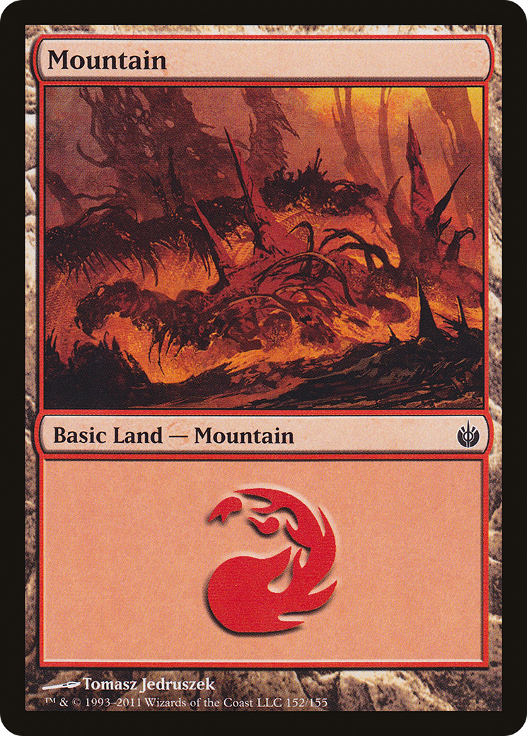 Mountain (MBS-152) - Mirrodin Besieged Foil