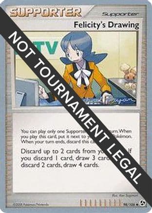 Felicity's Drawing 2010 (Mychael Bryan) 098- World Championship Decks