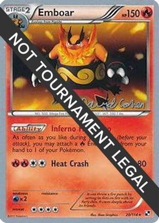 Emboar (David Cohen) 020- World Championship Decks