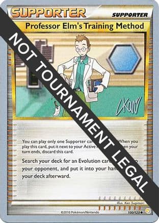 Professor Elm's Training Method 2011 (Christopher Kan) 100- World Championship Decks