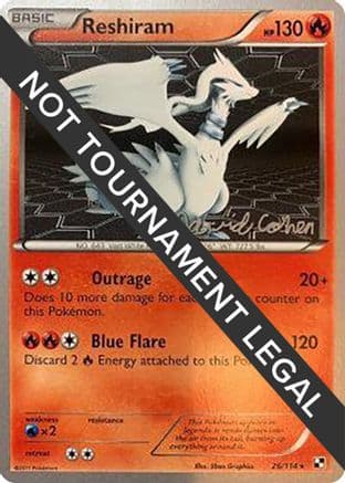 Reshiram 2011 (David Cohen) 026- World Championship Decks