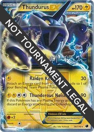 Thundurus EX 2014 (Haruto Kobayashi) 038- World Championship Decks