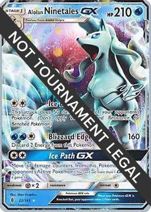 Alolan Ninetales GX 2017 (Zachary Bokhari) 022- World Championship Decks
