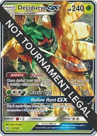 Decidueye GX 2017 (Kabu Fukase) 012- World Championship Decks