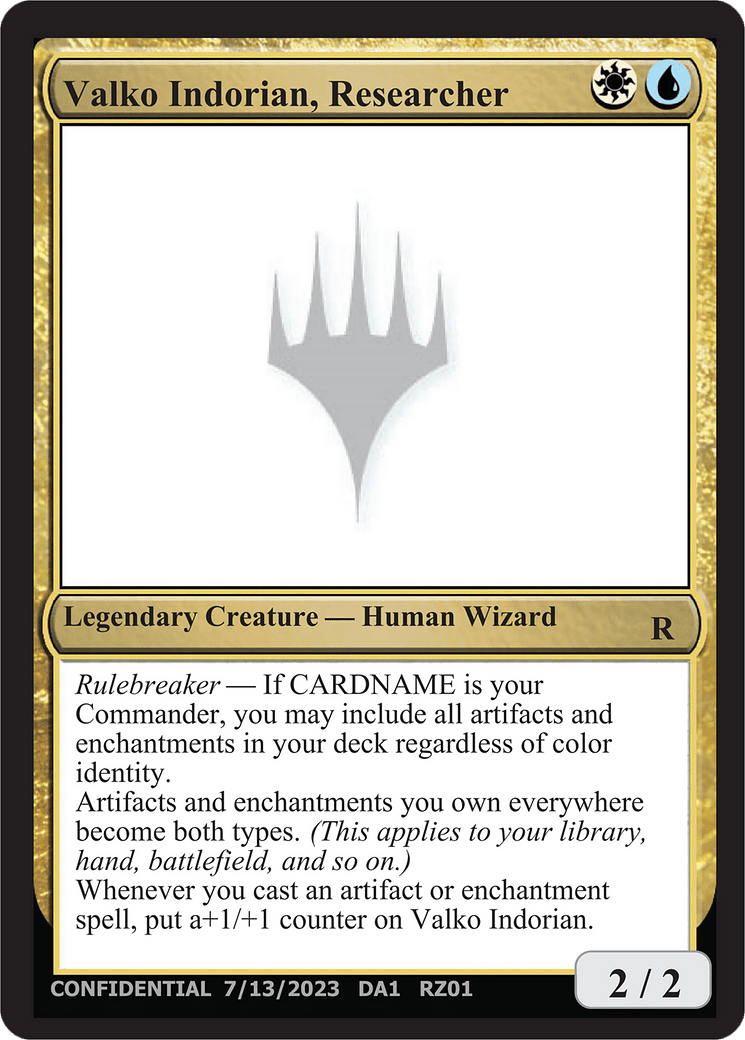 Valko Indorian, Researcher (DA1-RZ01C) - Unknown Event