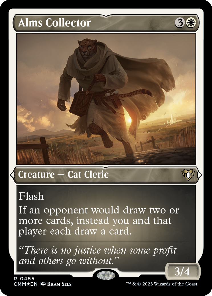 Alms Collector (CMM-455) - Commander Masters Etched Foil
