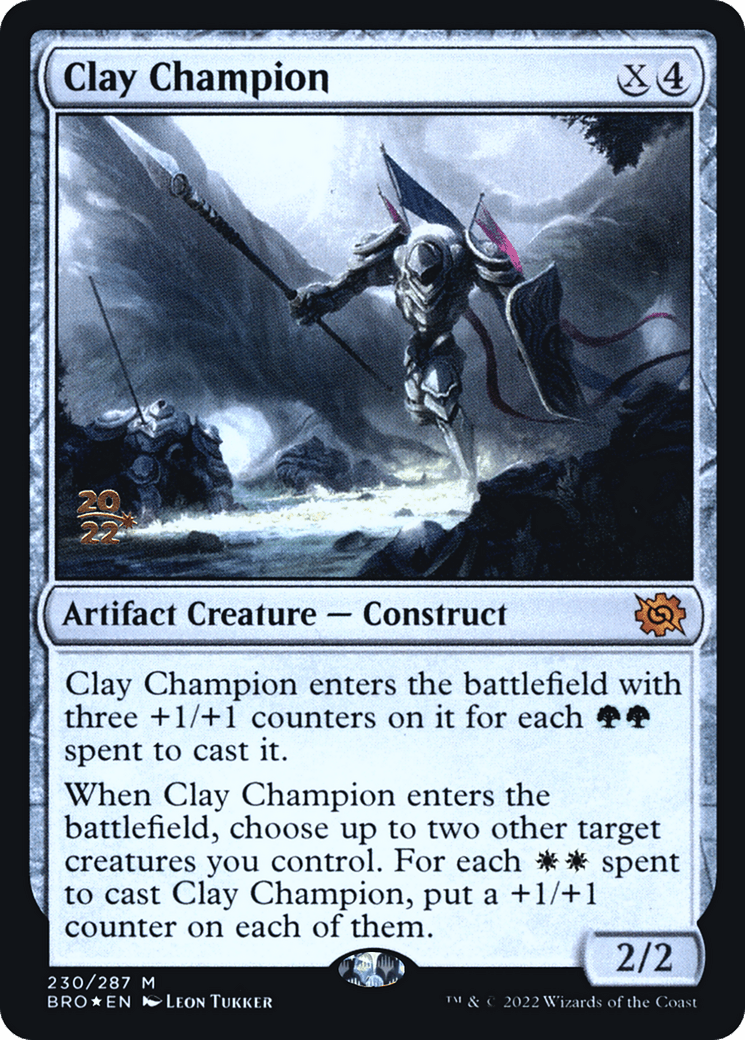 Clay Champion (PBRO-230S) - The Brothers' War Promos Foil
