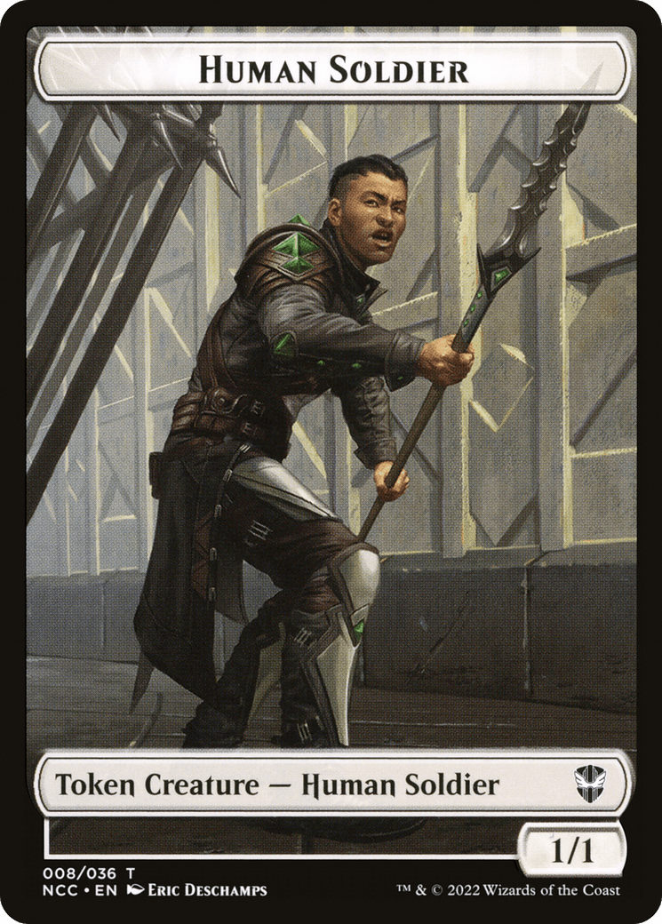 Human Soldier (TNCC-008) - New Capenna Commander Tokens Foil