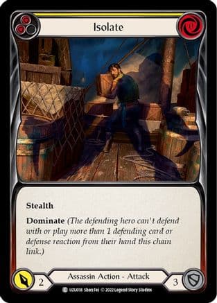 Isolate (Yellow) (UZU018) - Blitz Deck: Outsiders - Uzuri