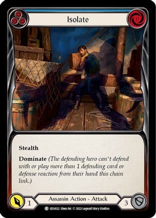 Isolate (Blue) (UZU022) - Blitz Deck: Outsiders - Uzuri