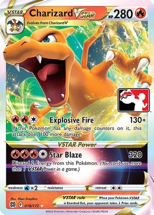Charizard VSTAR 18- Prize Pack Series Cards Holofoil