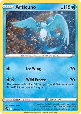 Articuno (Cosmos Holo) 036- Miscellaneous Cards & Products Holofoil