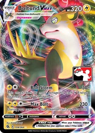 Boltund VMAX 104- Prize Pack Series Cards Holofoil