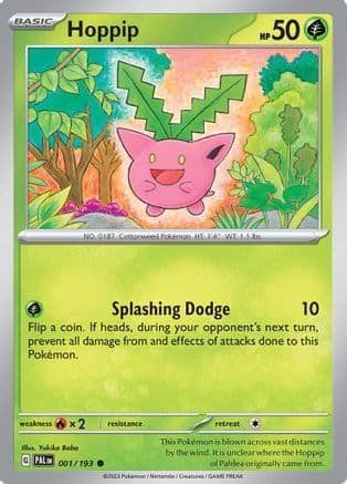Hoppip 001- SV02 Paldea Evolved