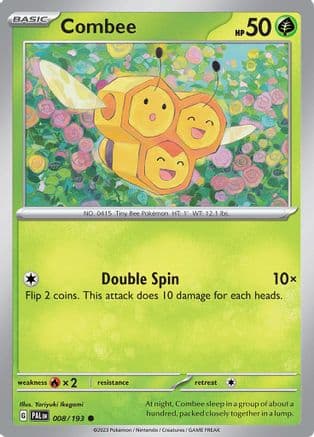 Combee 008- SV02 Paldea Evolved Reverse Holofoil