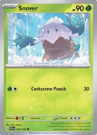 Snover 010- SV02 Paldea Evolved
