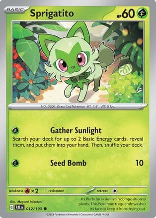 Sprigatito 012/193 - SV02 Paldea Evolved Reverse Holofoil