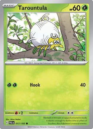 Tarountula 017/193 - SV02 Paldea Evolved