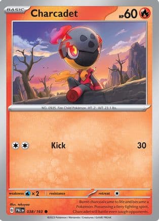 Charcadet 038/193 - SV02 Paldea Evolved Reverse Holofoil