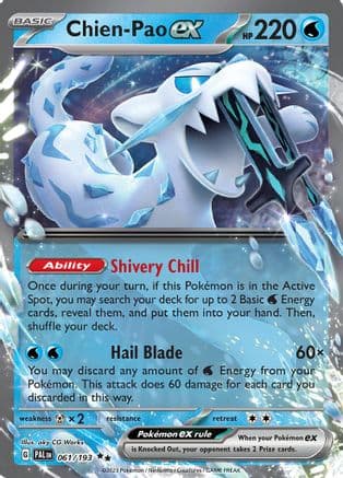 Chien-Pao ex 061/193 - SV02 Paldea Evolved Holofoil