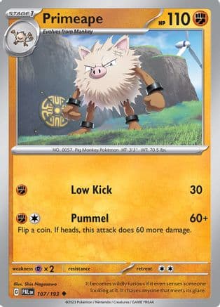 Primeape 107- SV02 Paldea Evolved