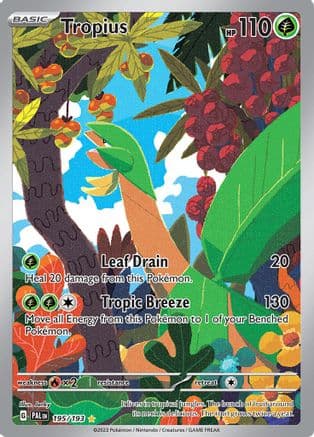 Tropius 195/193 - SV02 Paldea Evolved Holofoil