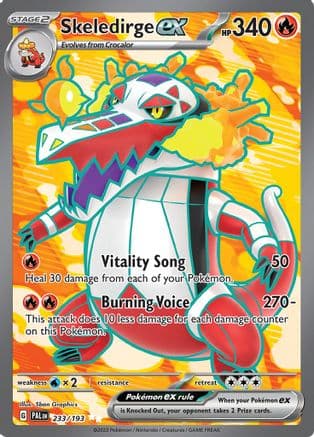 Skeledirge ex 233/193 - Holofoil SV02 Paldea Evolved - Ultra Rare
