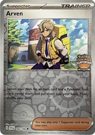 Arven (Regional Championships) 166/198 - League & Championship Cards Reverse Holofoil