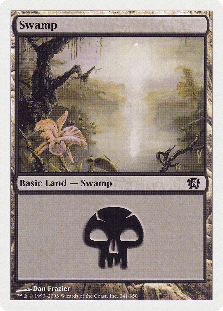 Swamp (8ED-341) - Eighth Edition