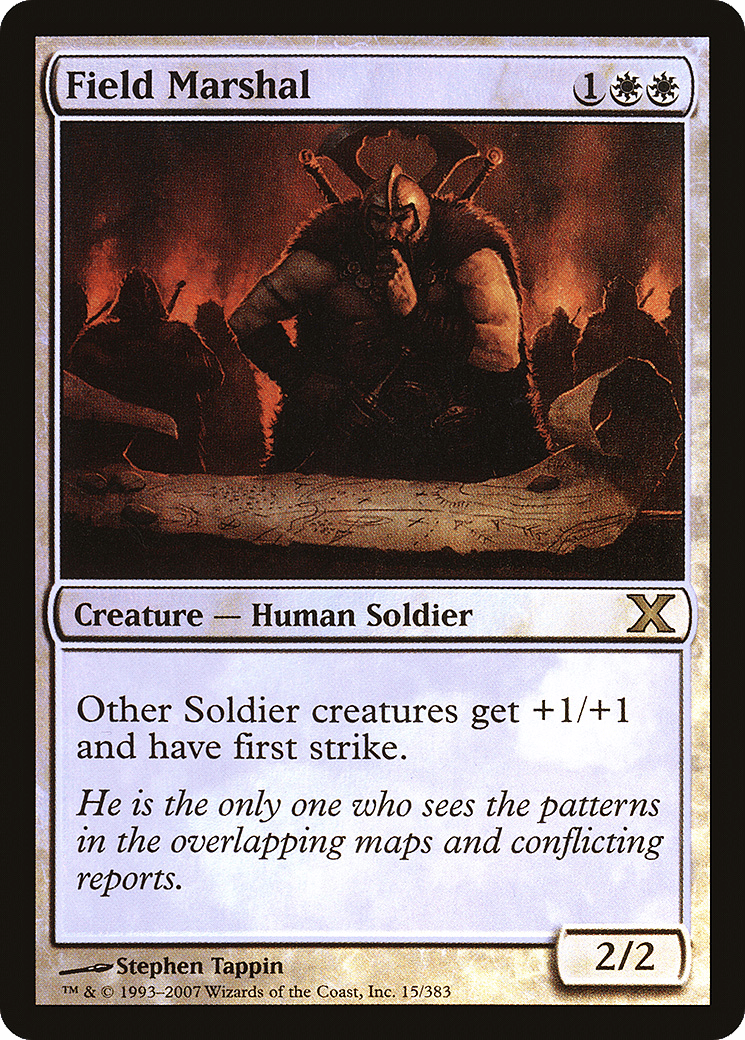 Field Marshal (10E-15★) - Tenth Edition Foil