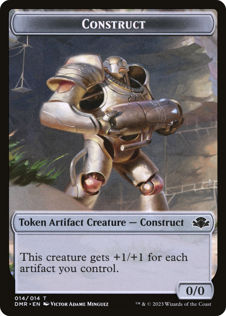 Construct (TDMR-014) - Dominaria Remastered Tokens Foil
