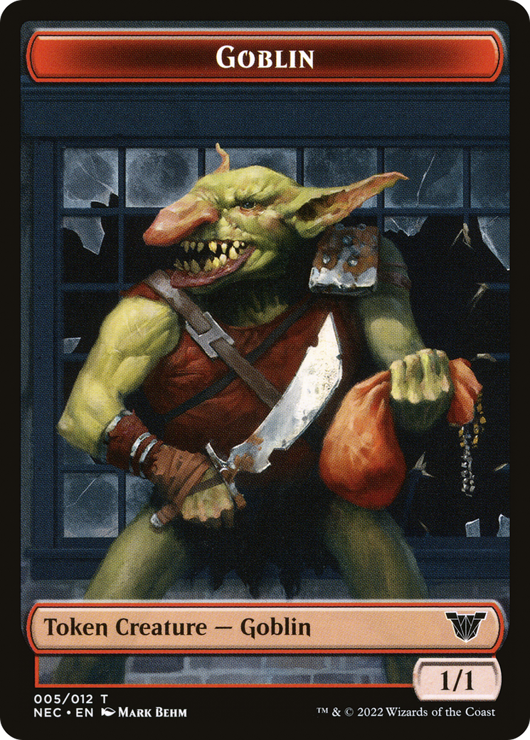 Goblin (TNEC-005) - Neon Dynasty Commander Tokens Foil