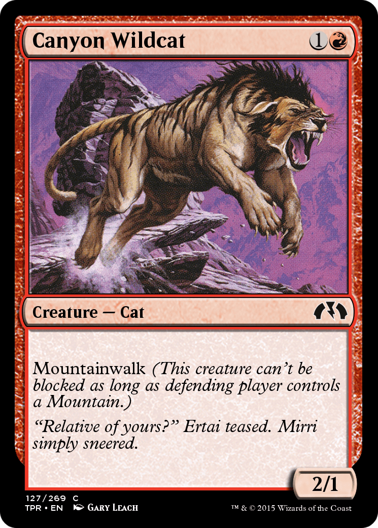 Canyon Wildcat (TPR-127) - Tempest Remastered Foil