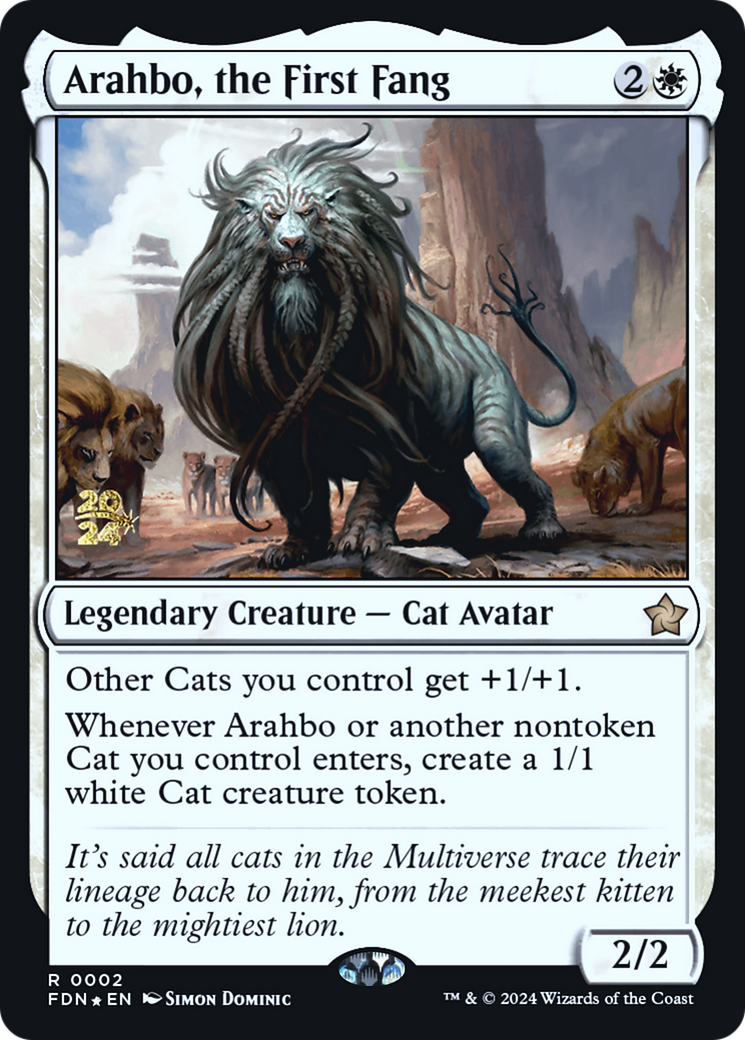 Arahbo, the First Fang (-002) - Prerelease Cards