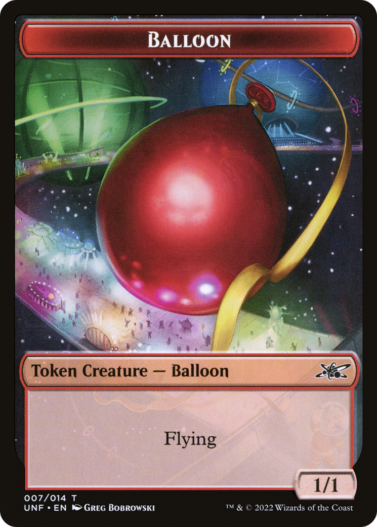 Balloon (TUNF-007) - Unfinity Tokens Foil