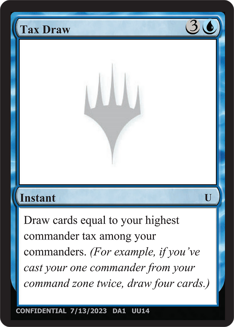 Tax Draw (DA1-UU14A) - Unknown Event